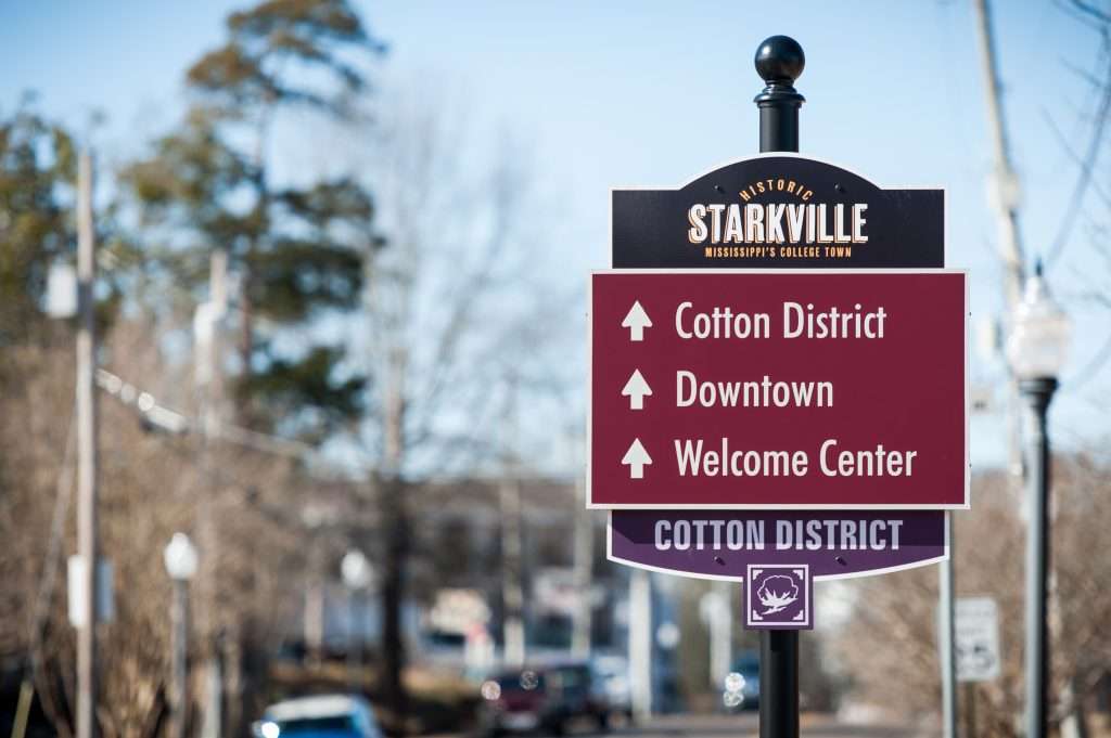 Starkville Wayfinding SIgn