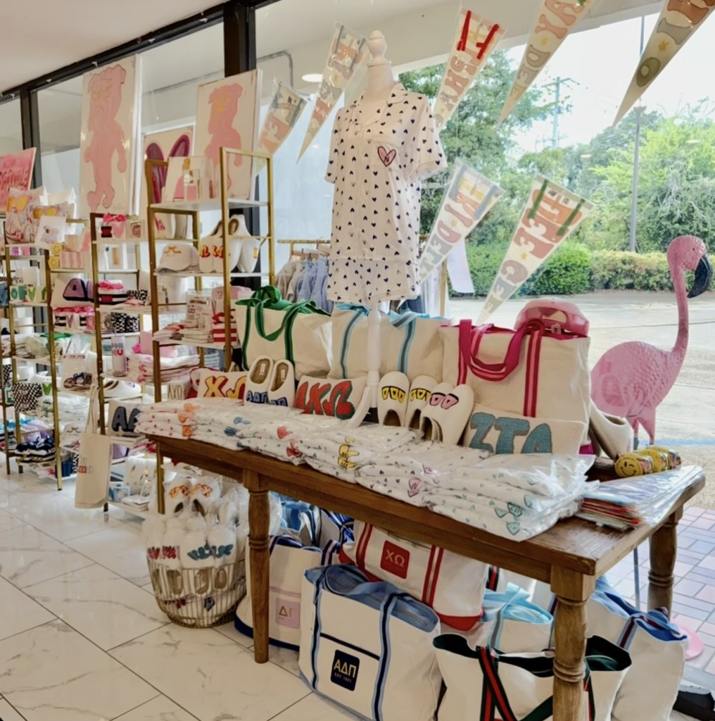 Sorority gifts from Two Flamingos Gift Shop