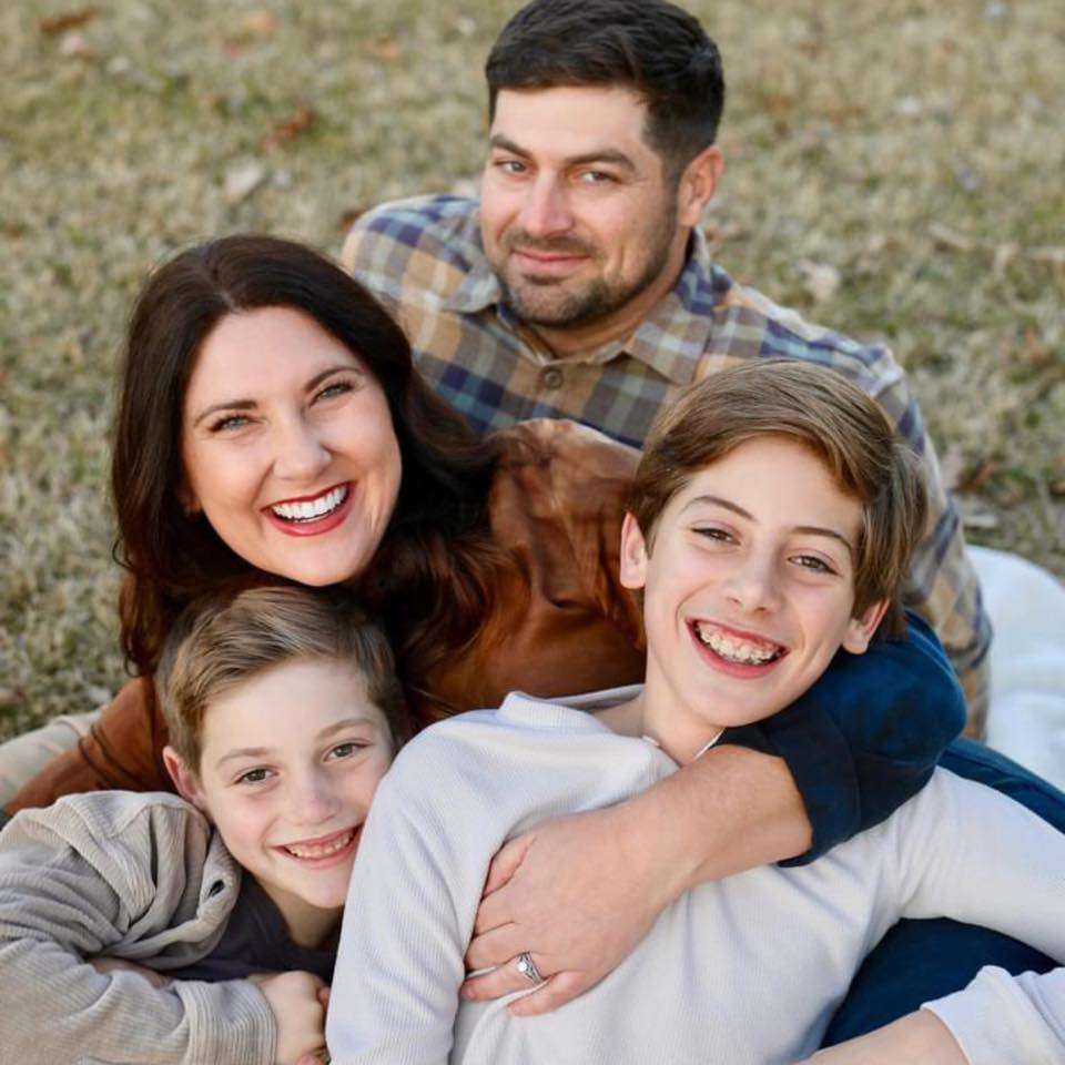 Owner, Lauren Ann, and her family