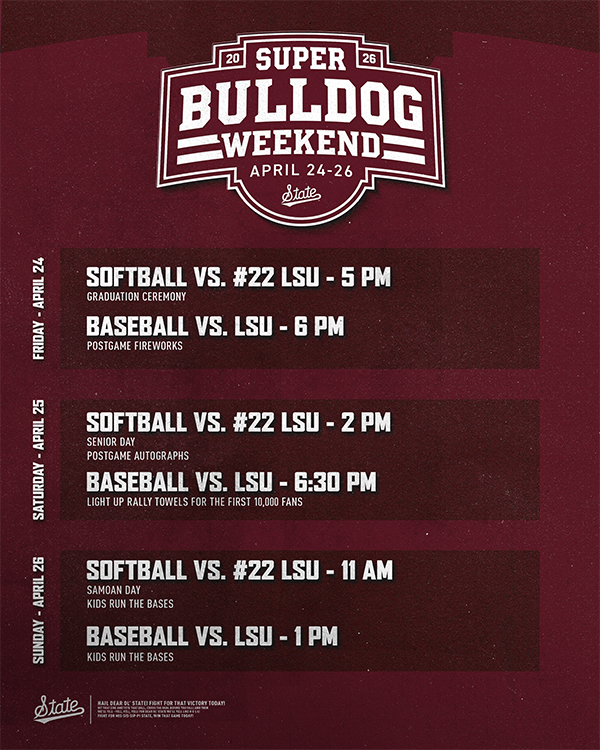 Softball and baseball schedule